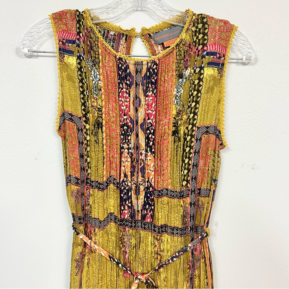 BHANUNI BY JYOTI 🍋 Citron Maxi Dress - Size S - Picture 5 of 10